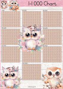 1- 1000 counting block -Owls 3