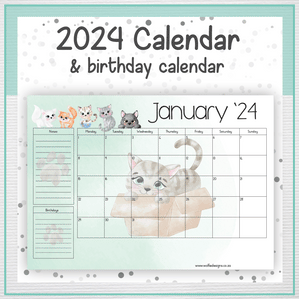 Cats calendar