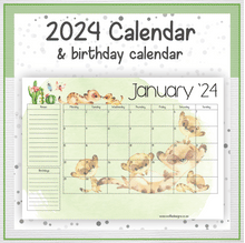 Load image into Gallery viewer, Meerkats calendar

