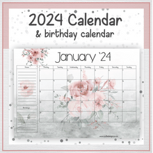 Load image into Gallery viewer, Rose calendar
