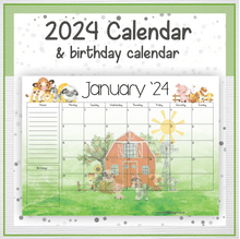 Load image into Gallery viewer, Baby farm calendar
