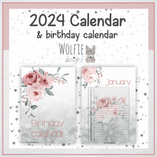 Load image into Gallery viewer, Rose calendar
