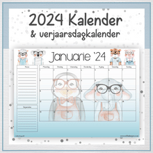 Load image into Gallery viewer, Diere kalender
