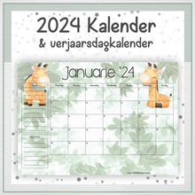 Load image into Gallery viewer, Kameelperd kalender
