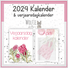Load image into Gallery viewer, Protea kalender
