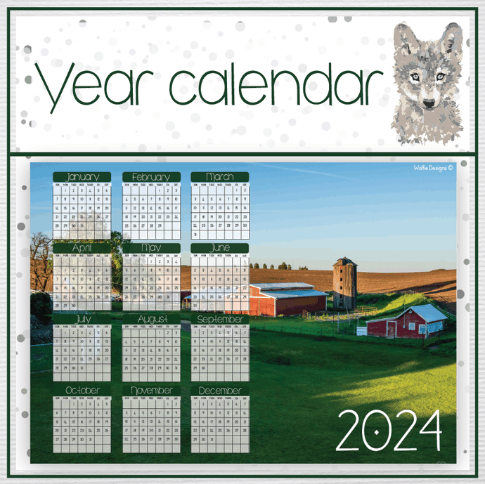 Farm Year calendar 2024