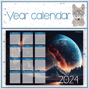 Moon Year calendar 2024