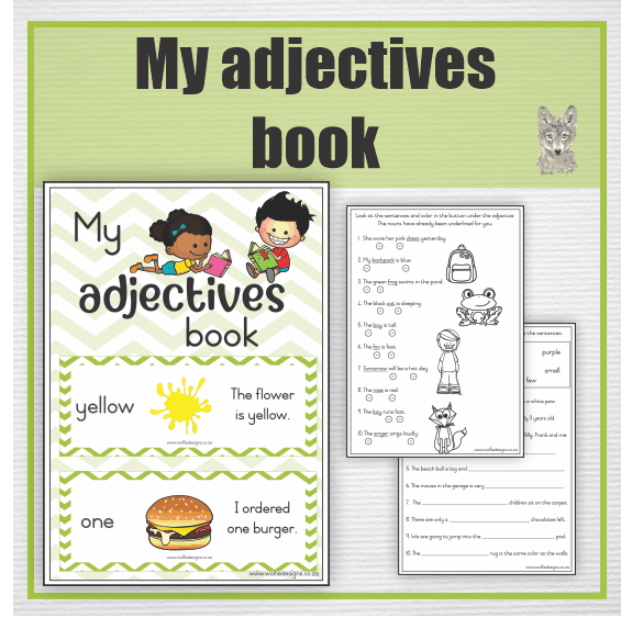 My little adjectives book
