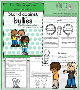 Stand against bullies - My child is being bullied