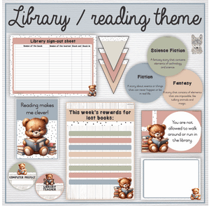 Reading / Library Bundle - Bears