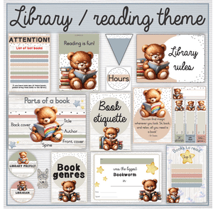 Reading / Library Bundle - Bears