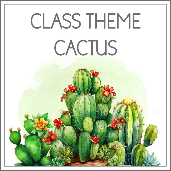 Class theme - cactus