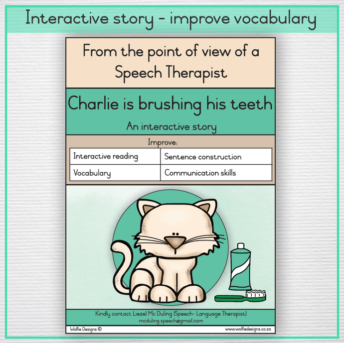 Interactive story 5 - Charlie is brushing his teeth