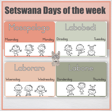 Load image into Gallery viewer, Setswana - Days and Months
