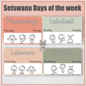 Setswana - Days and Months