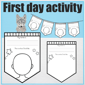 This is what I look like - first day activity