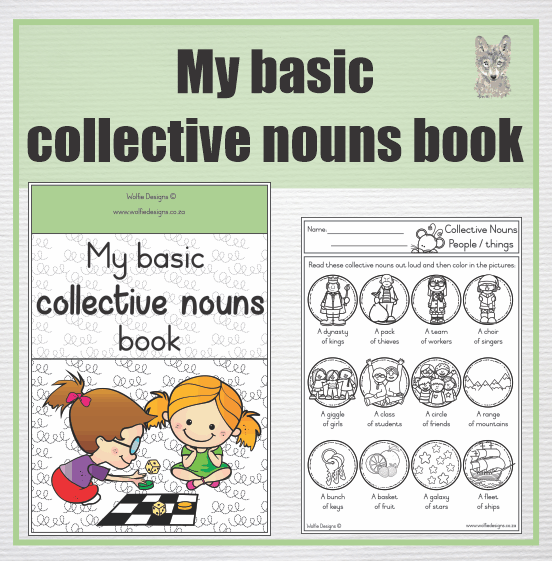 My basic collective nouns book