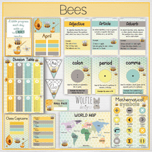 Load image into Gallery viewer, Intermediate Class Theme - Bees
