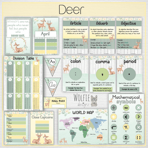 Intermediate Class Theme - Deer