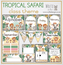 Load image into Gallery viewer, Class theme - Tropical safari
