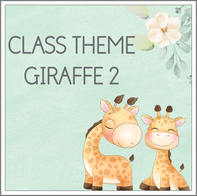 Intermediate Class Theme - Giraffe 2