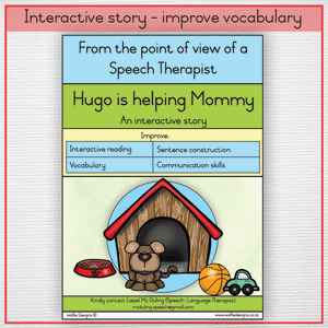 Interactive story 4 - Hugo is helping Mommy