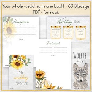 My wedding journal - sunflowers (PDF)