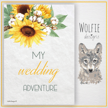 Load image into Gallery viewer, My wedding journal - sunflowers (PDF)
