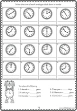 Load image into Gallery viewer, Grade 4 Mathematics Basic book 1 - Time

