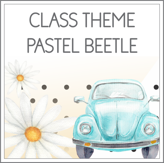 Intermediate Class Theme - Pastel Beetles