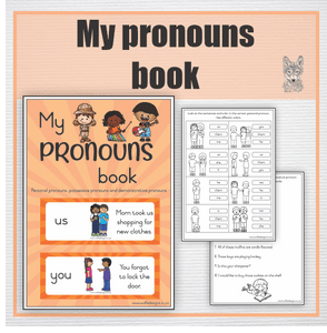 My little pronouns book