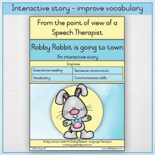Load image into Gallery viewer, Interactive story 3 - Robby Rabbit is going to town
