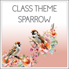 Load image into Gallery viewer, Class theme - sparrows
