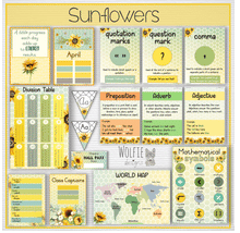 Load image into Gallery viewer, Intermediate Class Theme - Sunflowers
