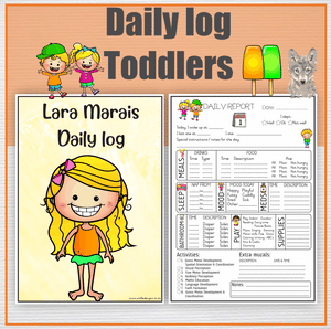 Daily log - toddlers