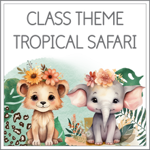 Load image into Gallery viewer, Class theme - Tropical safari
