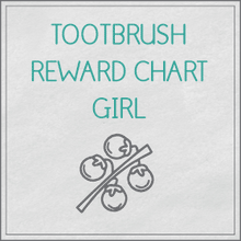 Load image into Gallery viewer, Toothbrush reward chart for girls
