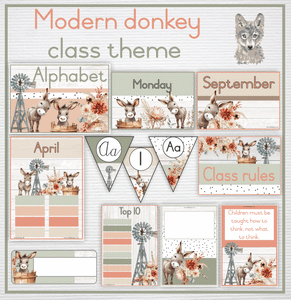 Modern donkeys class theme