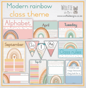 Class theme - Modern rainbow