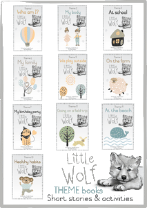 Little Wolf - 10 Themed books - Themes 1-10