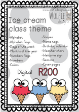 Load image into Gallery viewer, Class theme - ice cream
