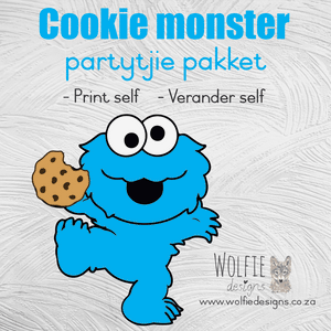 Cookie monster verjaarsdag pakket