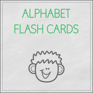Alphabet flash cards