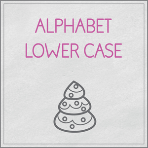Alphabet lower case letters