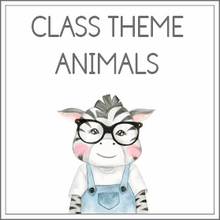 Load image into Gallery viewer, Class theme - animals
