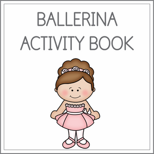 Ballerina themed activity book