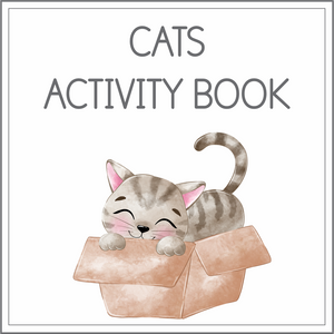 Cats themed activity book