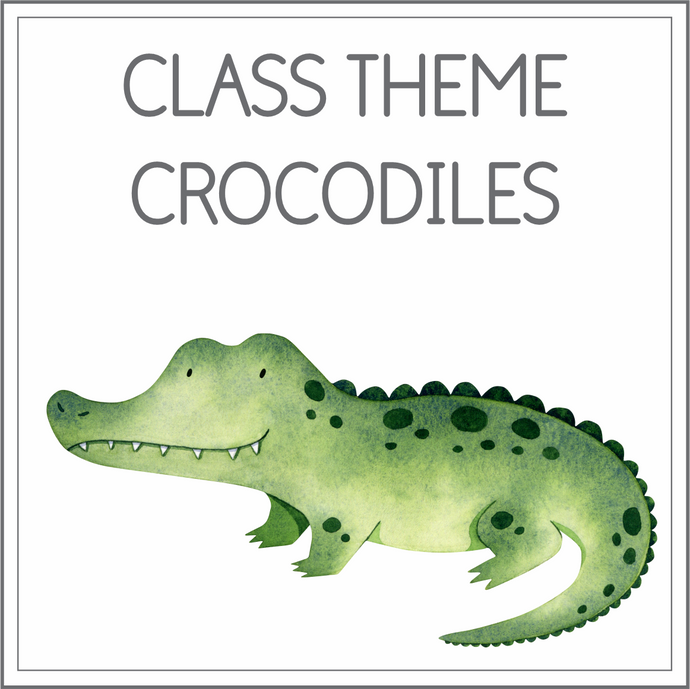 Class theme - crocodiles