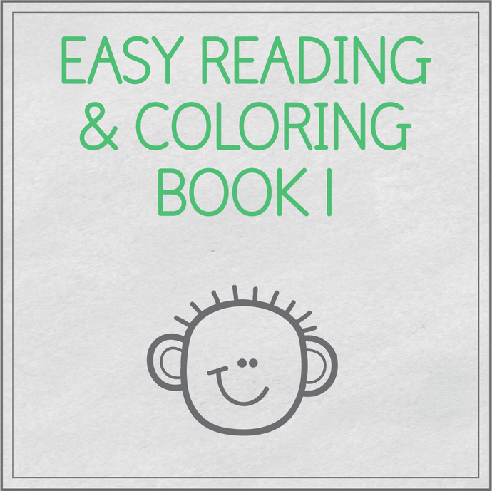 My easy reading and coloring book 1
