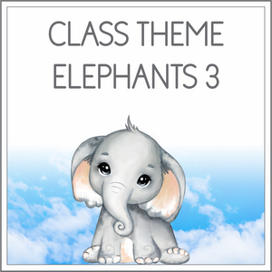 Class theme - elephants 3